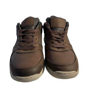 Edgar+Ash Men's Leather Henry Brown Casual Shoes Size 8.5